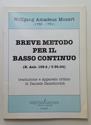 Mozart (attrib.)/Zanettovich: Breve metodo per il basso continuo, Pizzicato 1993 - Immagine 1 di 4