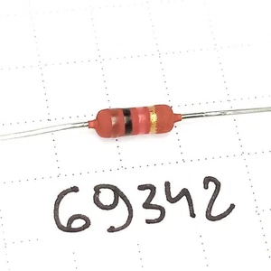 Resistencia 1K0 1W 5% ROHS Phoenix Philips PR-01 Power Metal Film Axial x25 un. - Imagen 1 de 3