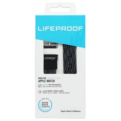 Correa de reloj LifeProof para Apple Watch Series 6/SE/5/4 (38/40 mm) - negra Foto 1 de 2