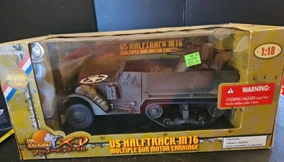 1st series Ultimate Soldier 1:18 WWII cannon US Army Halftrack M16 gun  NIB - Image 1 of 4