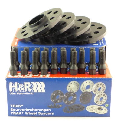 H&R Spurverbreiterung 24/30mm schwarz für BMW 2er 5er 7er i3 i8 X1 X2 X3 Mini - Bild 1 von 4