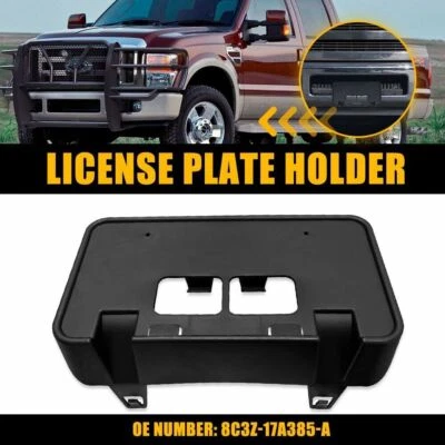 Soporte de matrícula delantero Ford F250-F550 Super Duty 2008-2010 OE 8C3Z-17A385-A Foto 1 de 4