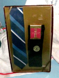 Vintage 1970's Pennys Towncraft Neck Tie/Ban-Lon Socks Set - Picture 1 of 1
