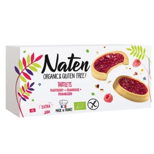 TARTLES CON MERMELADA DE FRAMBUESA, SIN GLUTEN, ORGÁNICA, 130 g - NATEN - Imagen 1 de 2
