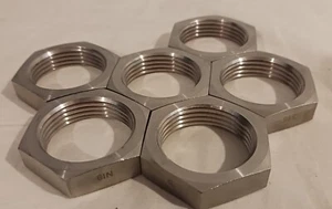 Parker 16 WLN-SS Bulkhead Locknuts. 1-inch. (Lot of 6). NEW. Free Shipping - Picture 1 of 5