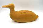 Vintage Hand Carved Wooden Duck Deco / Art Deco - Approx. 10"