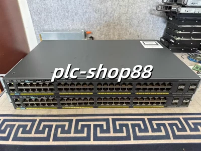 1PC New Sealed Cisco WS-C2960X-48TS-L Managed Stackable Gigabit 48 Port Switch - Image 1 of 4