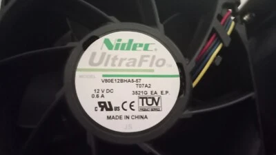Lot Of (3) Nidec Ultraflo Fans Model V80E12BHA5-57 New Old Stock. - Image 1 of 4