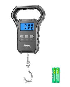 Fish Scale, 110Lb/50Kg Luggage Scale Hanging Scale Fishing Scale with Backlit L - Picture 1 of 11