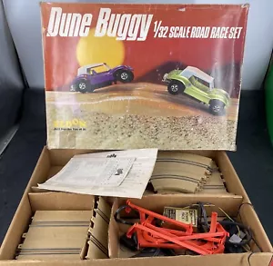 VINTAGE 1968 ELDON "DUNE BUGGY" 1/32 SCALE ROAD RACE SLOT CAR SET NO CARS In Box - Picture 1 of 13