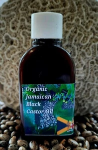 ORGANIC JAMAICAN BLACK CASTOR OIL 50ml - SEEDS OF PORTLAND - Potent-Dark-Rich - Picture 1 of 9