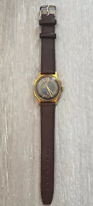 Vintage Wrist Watch POBEDA Gold Plated USSR - Picture 1 of 10