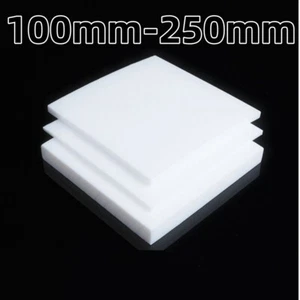 Hoja de PTFE 100mm-250mm Bloque de Plástico Blanco Placa de Alta Temperatura Procesada - Imagen 1 de 8