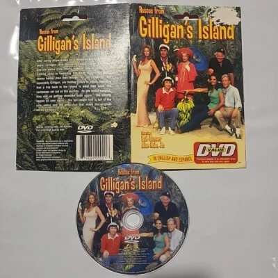 Rescue From Gilligan's Island DVD VIDEO MOVIE Bob Denver Alan Hale Cardboard Cas - Image 1 of 4