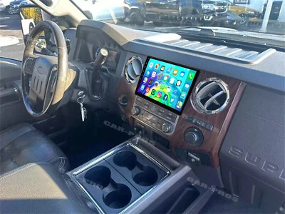 For 2006-2014 Ford F-250 F-350 Super Duty 10" Carplay Car Stereo Radio GPS FM - Image 1 of 4