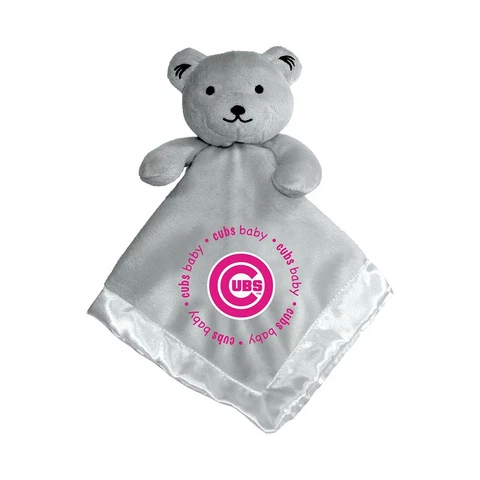 Chicago Cubs Gray & Pink Security Bear, MLB Officially Licensed 14X14 Cover