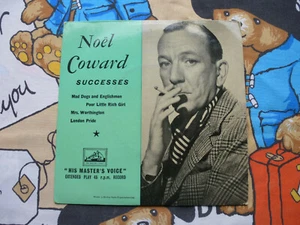 NOEL COWARD SUCCESSES 1950s HIS MASTER'S VOICE 7" VINLY E.P. 45rpm - Picture 1 of 4