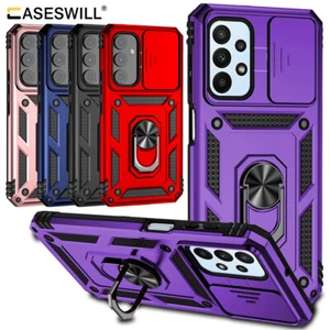 Do Samsung Galaxy A03 A03S A13 A23 A33 A53 A73 Ring Stand Case + Ochrona ekranu - Zdjęcie 1 z 70