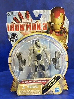 Figura de acción Marvel Iron Man 3 Ghost Armor Iron Man Hasbro Foto 1 de 4