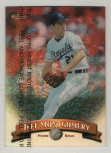 1998 Topps Finest Refractor #129 Jeff Montgomery Kansas City Royals BV$3 - Picture 1 of 1