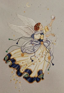 DIMENSIONS Gold Collection CELESTIAL ANGEL Counted Cross Stitch Kit  *RARE* S - Picture 1 of 5