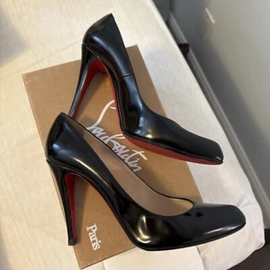 Christian Louboutin Décolleté 100 Jazz Calf Schwarz Größe 42 Damenschuhe - Bild 1 von 6