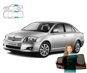 Sonnenschutz für Toyota Avensis 2 II sedan 03-09 2-teilig Set auf Magneten - Bild 1 von 7
