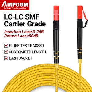 LC to LC UPC Fiber Optical Patch Cable Singlemode Simplex SMF 9/125Μm Single Mod - Picture 1 of 13