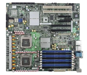 INTEL S5000PSL 2x LGA771 8x DDR2 FBDIMM SATA D44771-805 S5000PSLSATA - Photo 1/3