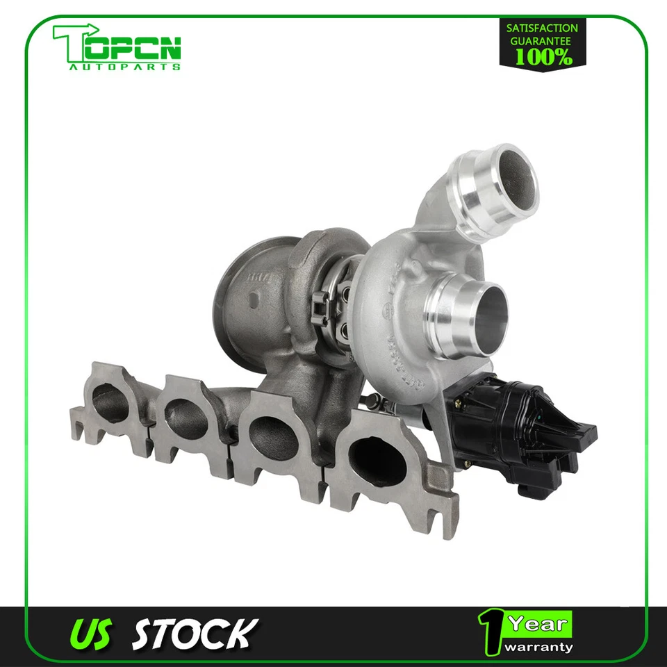 Turbocharger For 2017-2020 BMW 230i 330i 430i 530i xDrive X3 X4 2.0L 49477-02411 - Image 1 of 4