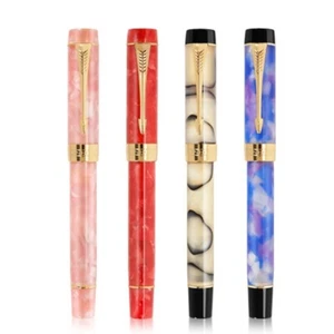 Jinhao 100 Centennial Acryl Pfeil Clip Füllfederhalter fein 0,5 mm Feder Schrift #sz - Bild 1 von 20