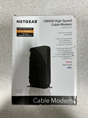 NETGEAR CM500V Cable  Modem for Internet & Voice - Image 1 of 4