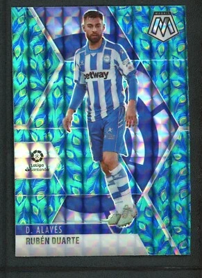 2020-21 RUBEN DUARTE PANINI MOSAIC LALIGA SANTANDER PEACOCK - Image 1 of 2