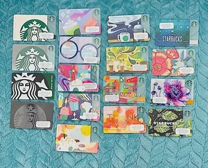 17 x STARBUCKS COFFEE GESCHENKKARTEN UK AUSGABE UNBENUTZT KONVOLUT RESTPOSTEN - Bild 1 von 18