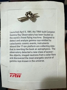 NASA TRW Compton Gamma Ray Observatory Pin - Picture 1 of 1