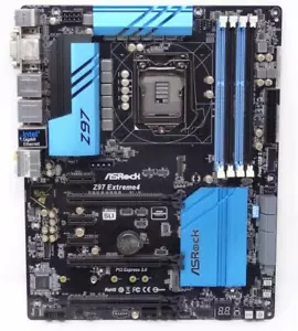 ASRock Z97 Extreme4 Intel Z97 ATX Mainboard Sockel 1150 (#1834) - Bild 1 von 3