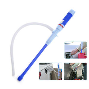 Battery Powered Electric Fuel Transfer Siphon Pump Gas Oil Water Liquid Handheld