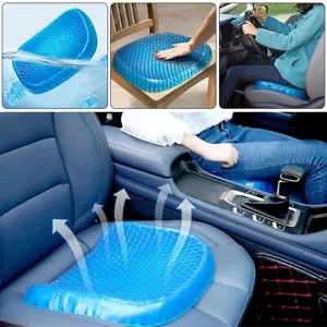 Orthopädisches Gel-Sitzkissen Flexible für Auto, Büro Rollstuhl Rückenentlastung - Bild 1 von 10