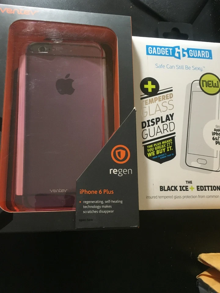 Ventev Regen i-phone6 Plus-Rosa con Protector Gadget Vidrio Templado Foto 1 de 4