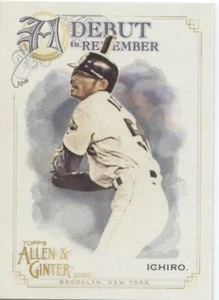 ICHIRO 2020 Topps Allen & Ginter A DEBUT to REMEMBER - MARINERS -  #DTR-30 - Imagen 1 de 1