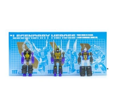 New Transform Toys NewAge Toys Mini Warrior Heroes H10T H11T H12T Insecticon Set - Image 1 of 4