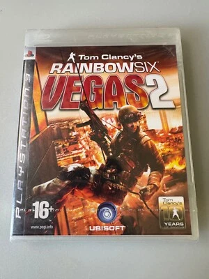 BNIB Tom Clancy's Rainbow Six Vegas 2 PS3 PAL FACTORY SEALED IMMAC CON BLES00237 - Image 1 of 3