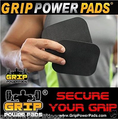 GRIP POWER PADS Fitness Gloves Original Lifting Grips Gym Weight Lifting Gloves NEW 2 Grip Pad