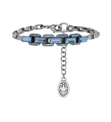 Konplott: Armband Industrial Snake, Gliederarmband mit Baguette-Kristallsteinen - Bild 1 von 3