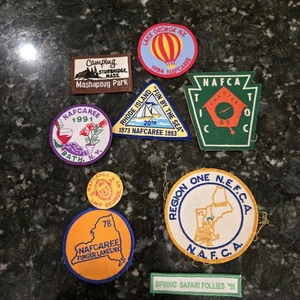 Lotto patch NAFCA famiglia camper associazione lotto 8 spilla New York Lake George dito - Foto 1 di 10