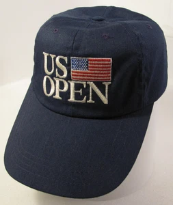 US Open Mütze Unisex blau verstellbar Vintage 90er USA Flagge 1994 Oakmont langer Schirm selten - Bild 1 von 11