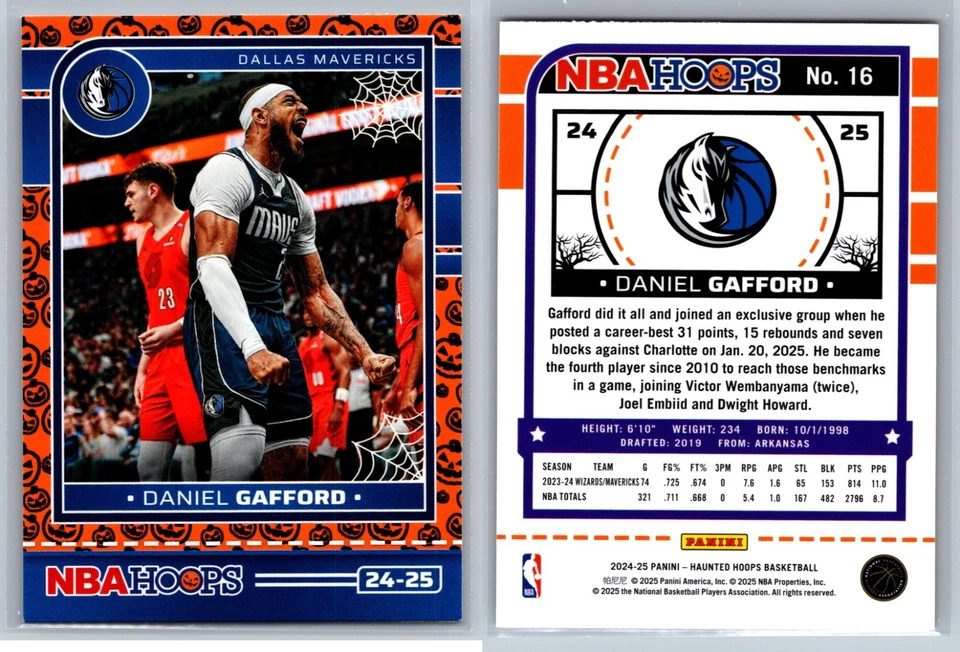 2024-25 Panini NBA Haunted Hoops ORANGE PUMPKIN Parallels #1-200 You Pick! - Image 1 of 1