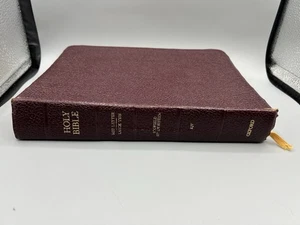 Holy Bible LARGE PRINT Scofield Study System Bible KJV Oxford Leather 1945 391 - Picture 1 of 7