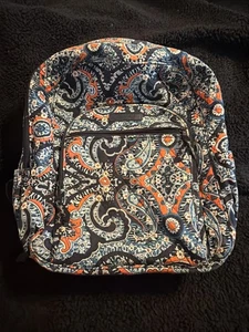 Vera Bradley Rucksack schwarz, blau und orange. Einige Gebrauchsspuren am Boden.  P16 - Bild 1 von 9