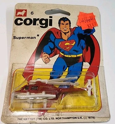 Vintage Corgi Superman Daily Planet Jetcopter Helicopter Diecast DC Comics - Image 1 of 4